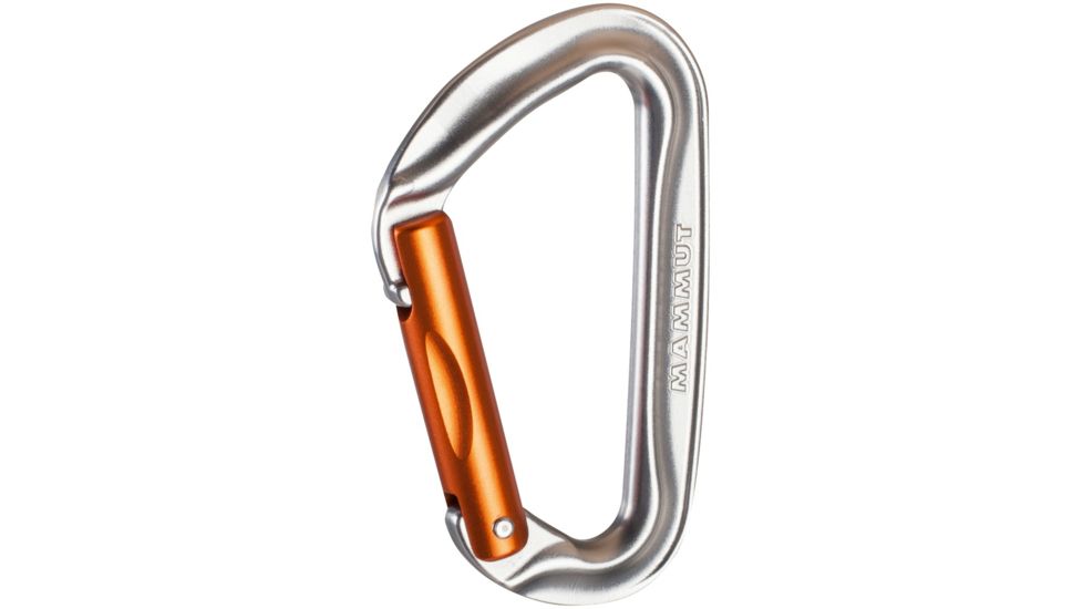 Mammut Wall Key Lock Carabiner-Silver-Straight Gate