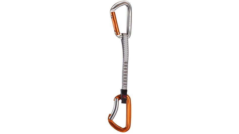 Mammut Wall Key Lock Express Set Quickdraw-Silver/Orange-15 cm