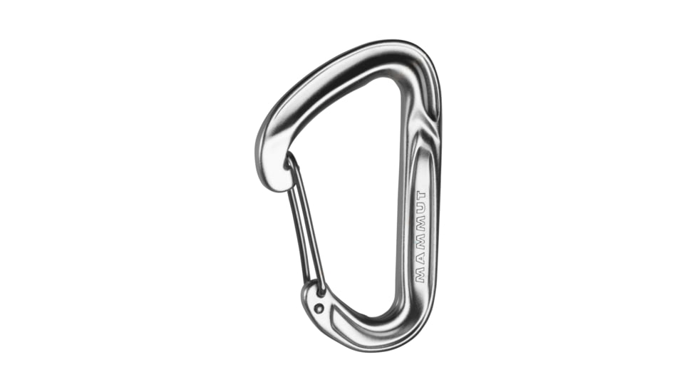 Mammut Wall Light Wire Gate Carabiner, Silver, 2040-01611-1175-1