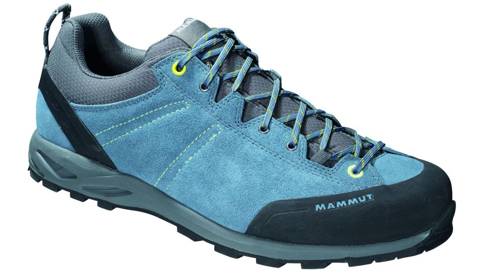 Mammut Wall Low Approach Shoe - Men's-Chill/Limeade-Medium-9