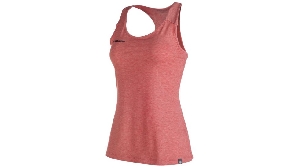 Mammut Wall Tank Top - Women's-Barberry Melange/Barberry-Large