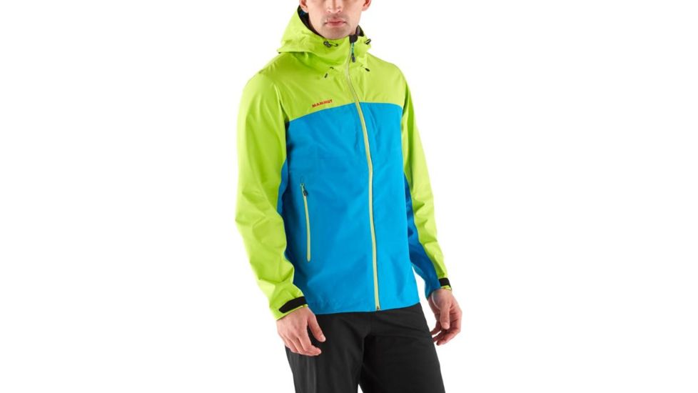 Mammut Wenaha Rain Jacket - Mens, Sprout/Marine, Small, 1010-23841-4576-113