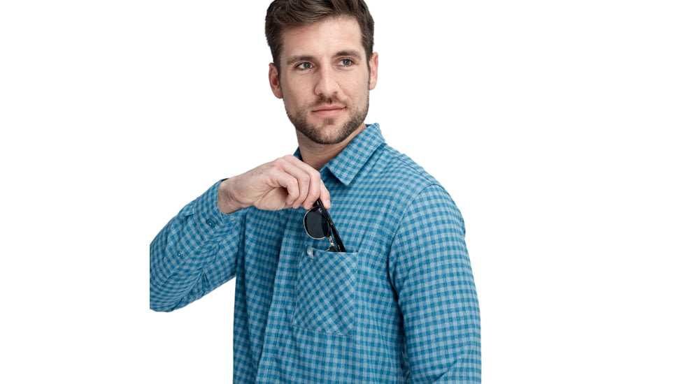 Mammut Winter Longsleeve Shirt - Mens, Blue Shadow/Sapphire, Extra Large, 1015-00520-50390-116