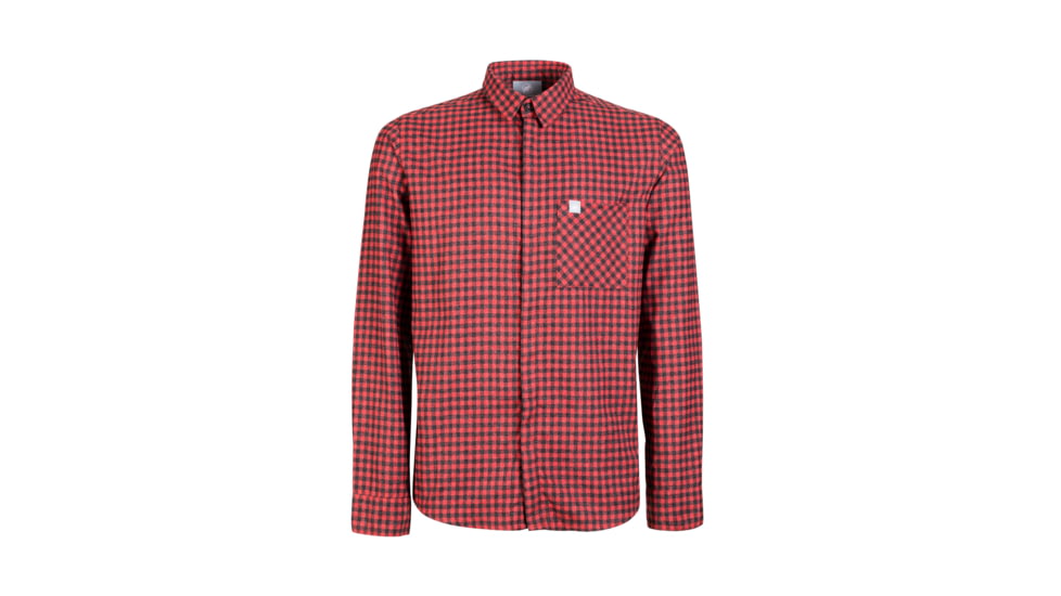 Mammut Winter Longsleeve Shirt - Mens, Magma/Black, Small, 1015-00520-3457-113