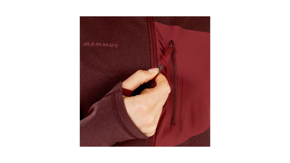 Mammut Womens Aconcagua Light ML Jacket, Merlot Melange, Extra Large, 1014-00040-6237-116