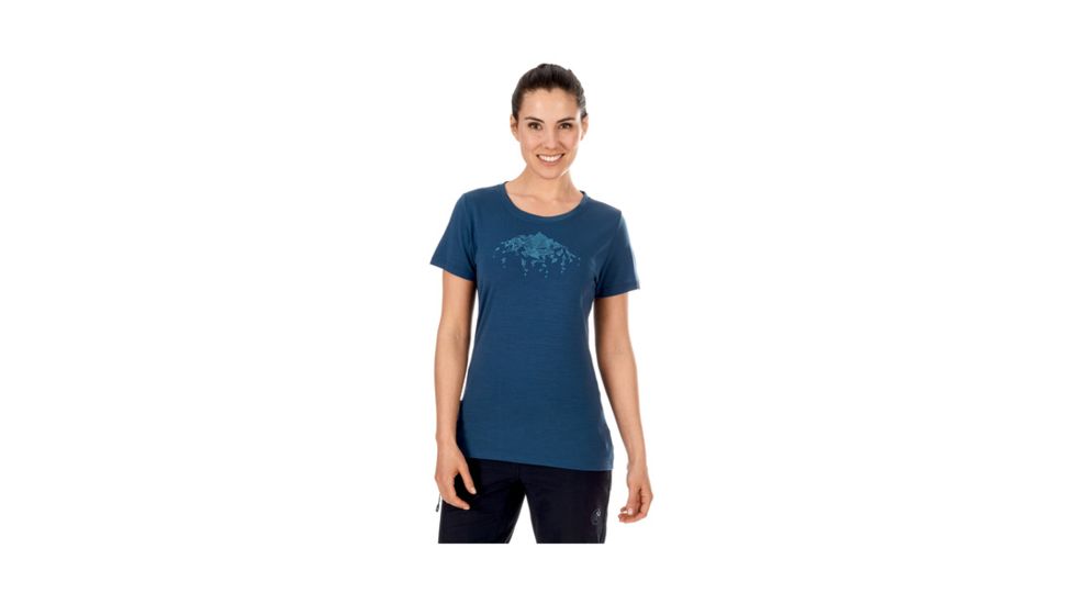 Mammut Womens Alnasca T-Shirt, Jay, Medium, 1017-00080-50011-114
