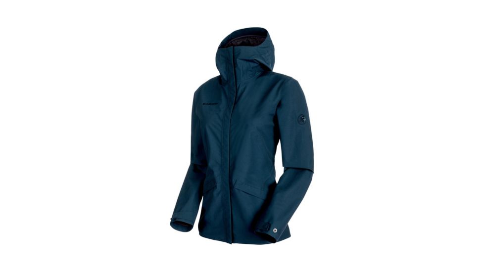 Mammut Womens Chamuera HS Hooded Jacket, Marine, XXS, 1010-26080-5118-111