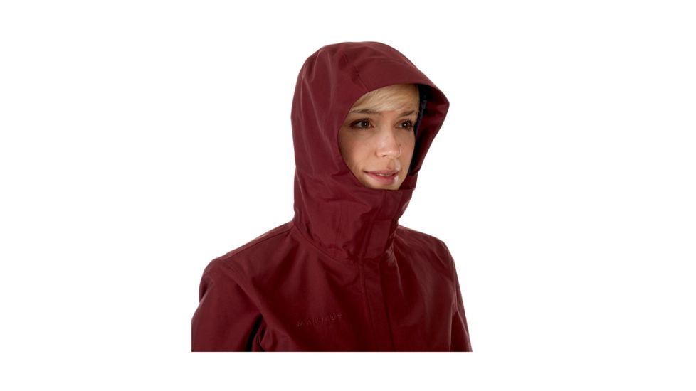 Mammut Womens Chamuera HS Hooded Jacket, Merlot, Small, 1010-26080-6007-113