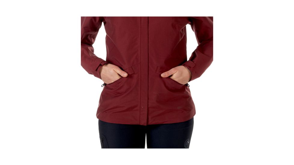 Mammut Womens Chamuera HS Hooded Jacket, Merlot, Small, 1010-26080-6007-113