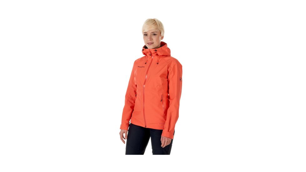 Mammut Womens Convey Tour HS Hooded Jacket, Barberry, Extra Large, 1010-26020-3218-116