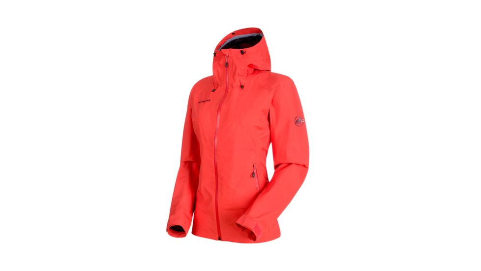 Mammut Womens Convey Tour HS Hooded Jacket, Barberry, Extra Large, 1010-26020-3218-116