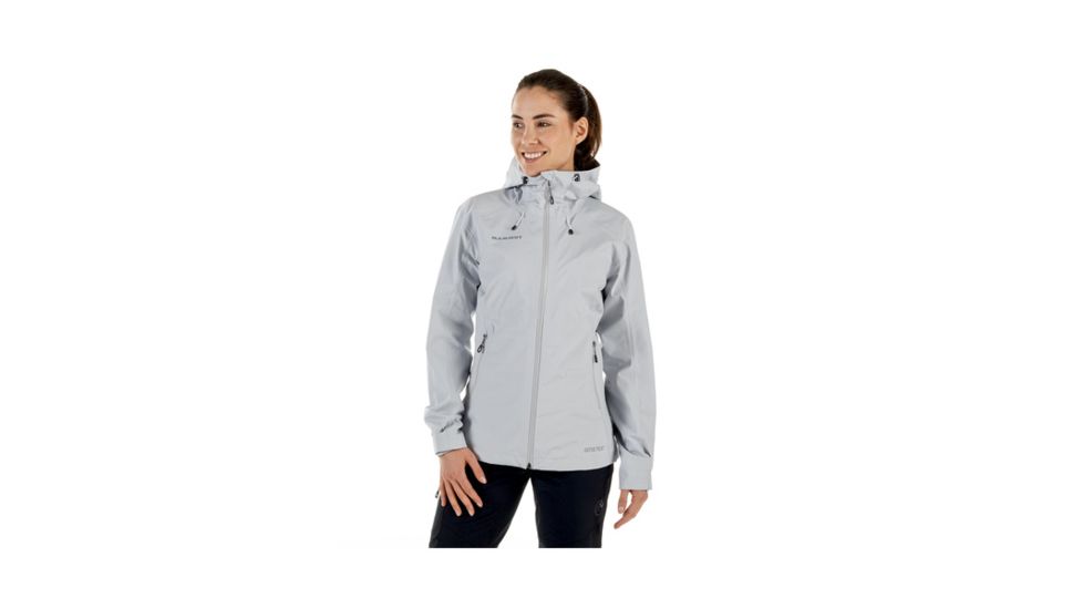 Mammut Womens Convey Tour HS Hooded Jacket, Marble, Large, 1010-26020-00103-115