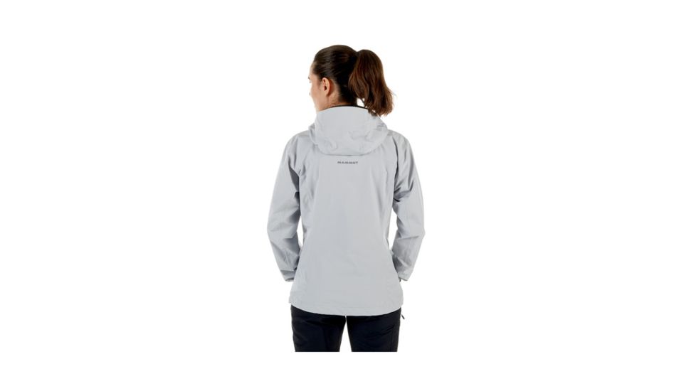 Mammut Womens Convey Tour HS Hooded Jacket, Marble, Large, 1010-26020-00103-115