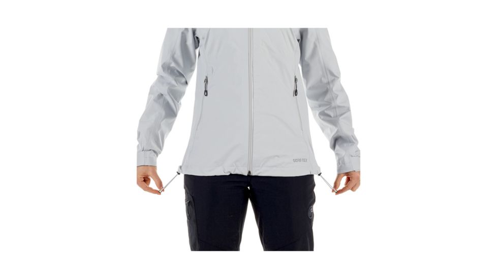 Mammut Womens Convey Tour HS Hooded Jacket, Marble, Large, 1010-26020-00103-115