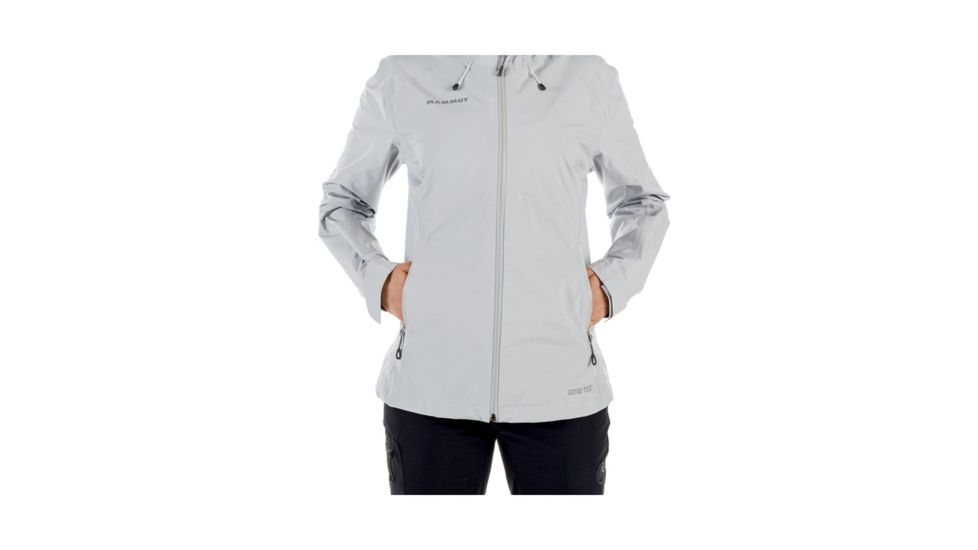 Mammut Womens Convey Tour HS Hooded Jacket, Marble, Large, 1010-26020-00103-115