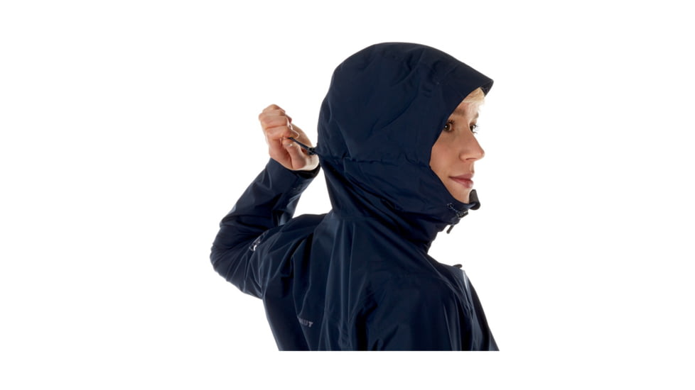 Mammut Womens Convey Tour HS Hooded Jacket, Marine, Small, 1010-26020-5118-113