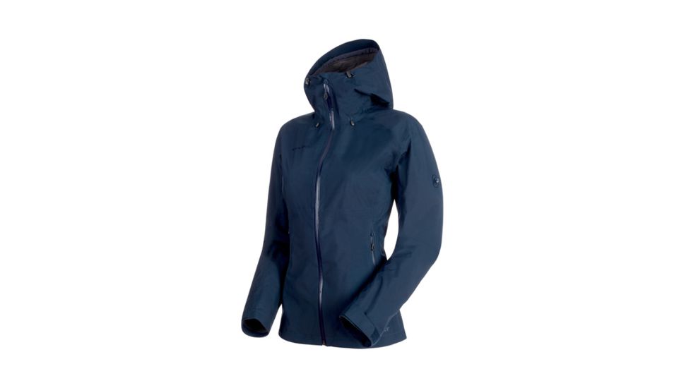 Mammut Womens Convey Tour HS Hooded Jacket, Marine, Small, 1010-26020-5118-113