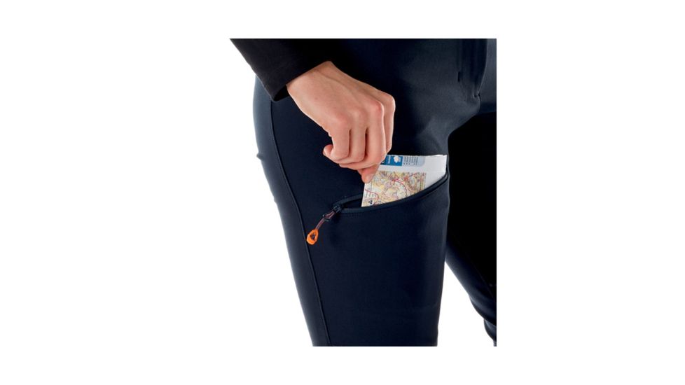 Mammut Womens Eisfeld Advanced SO Pants, Night, US 16, Short Inseam, 1020-12090-5924-46-20