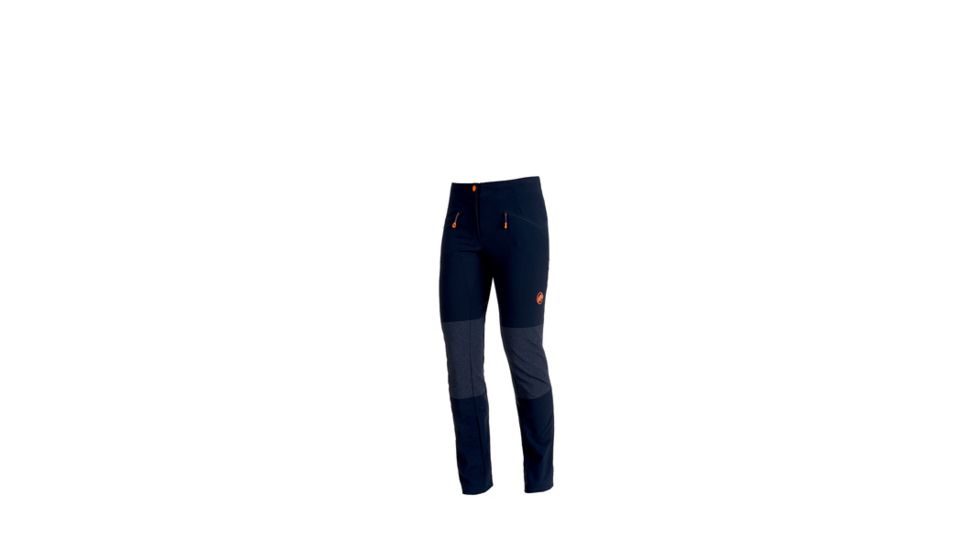 Mammut Womens Eisfeld Light SO Pants, Night, US 4, Long Inseam, 1021-00020-5924-34-30