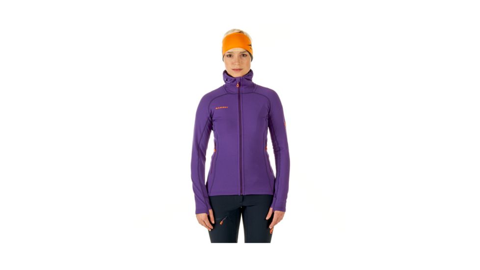 Mammut Womens Eiswand Advanced ML Hooded Jacket, Dawn, S, 1010-25150-6234-113
