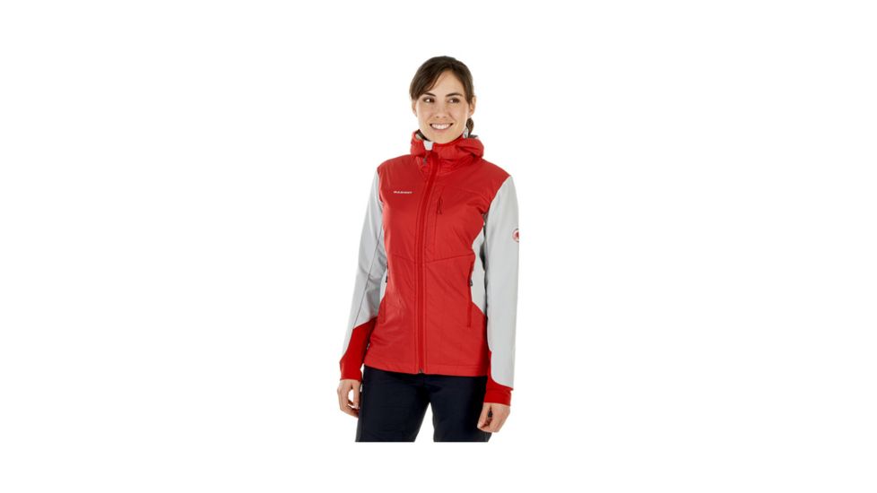 Mammut Womens Foraker IN Light Hooded Jacket, Magma-Marble, Extra Small, 1010-23140-3472-112