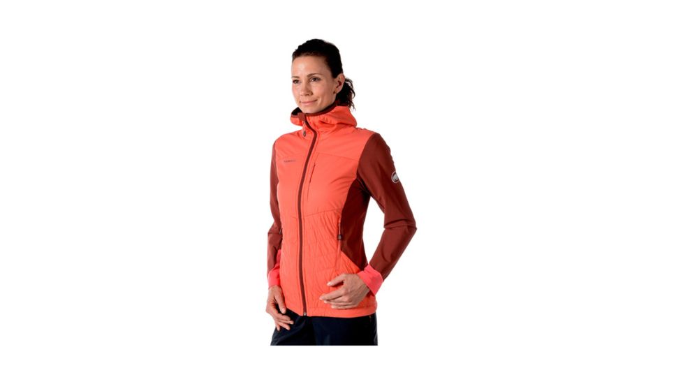 Mammut Womens Foraker IN Light Hooded Jacket, Magma-Marble, Extra Small, 1010-23140-3472-112