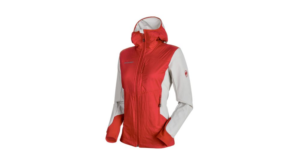 Mammut Womens Foraker IN Light Hooded Jacket, Magma-Marble, Extra Small, 1010-23140-3472-112