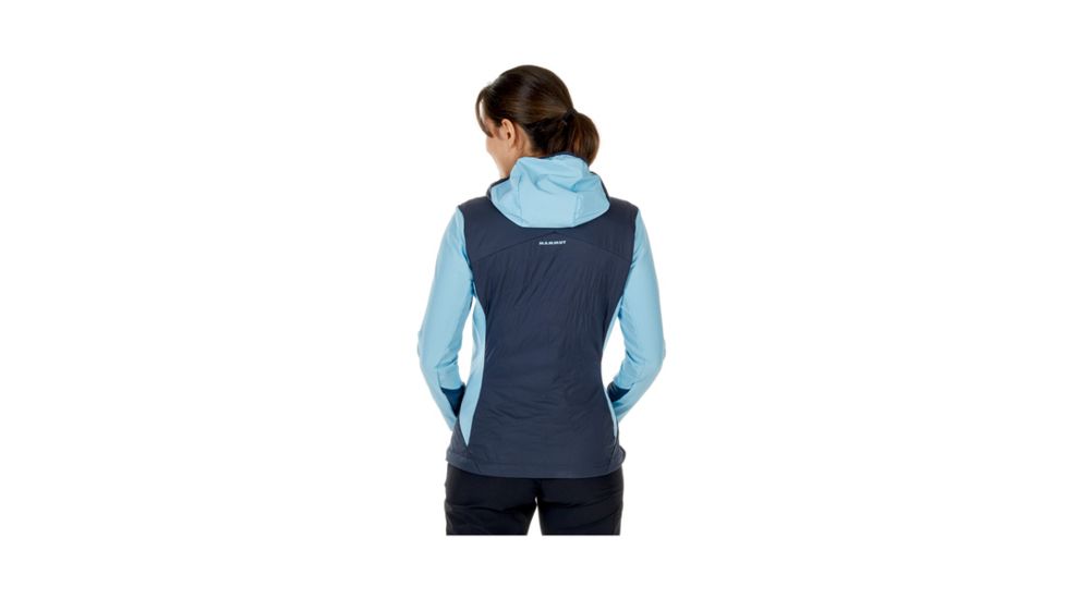 Mammut Womens Foraker IN Light Hooded Jacket, Marine-Whisper, Extra Small, 1010-23140-50036-112