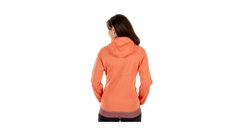 Mammut Womens Get Away ML Hooded Jacket, Barberry Melange, XS, 1010-23230-3413-112