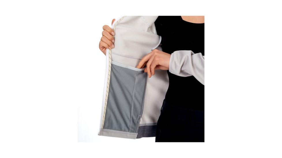 Mammut Womens Get Away ML Hooded Jacket, Marble Melange, XL, 1010-23230-00106-116