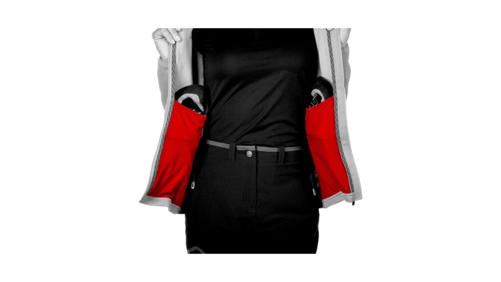 Mammut Womens Get Away ML Hooded Jacket, Merlot Melange, L, 1010-23230-6237-115