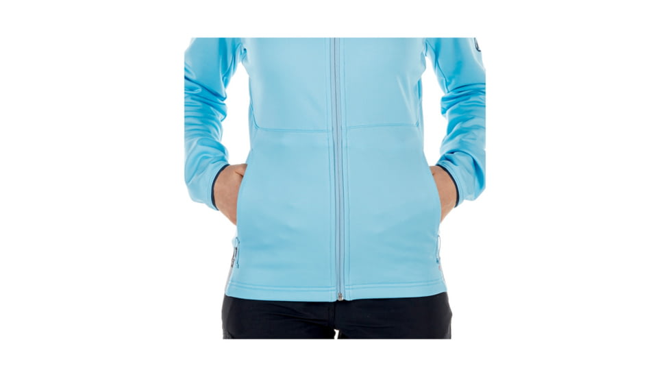 Mammut Womens Get Away ML Hooded Jacket, Whisper Melange, XS, 1010-23230-50038-112