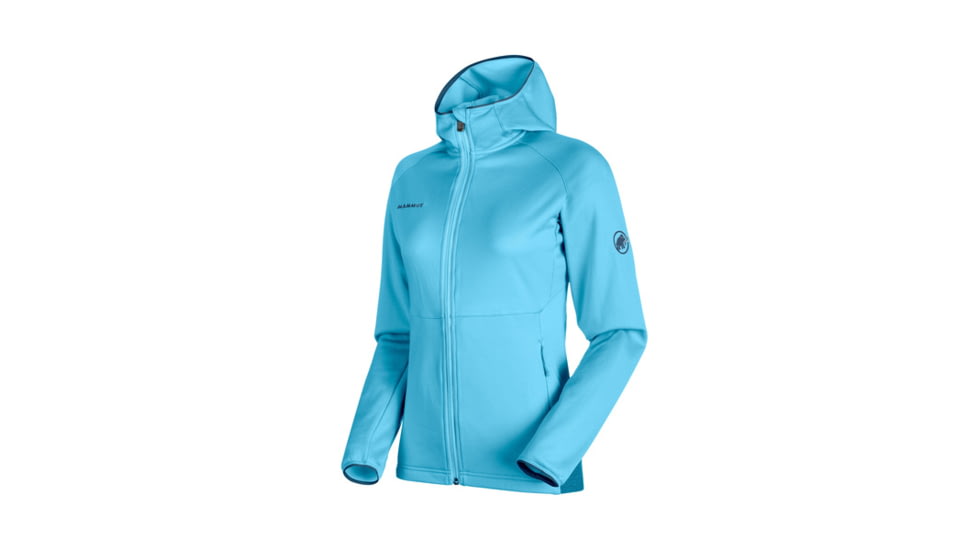 Mammut Womens Get Away ML Hooded Jacket, Whisper Melange, XS, 1010-23230-50038-112