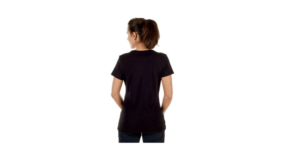 Mammut Womens Mammut Logo T-Shirt, Black, Extra Small, 1041-06541-0001-112