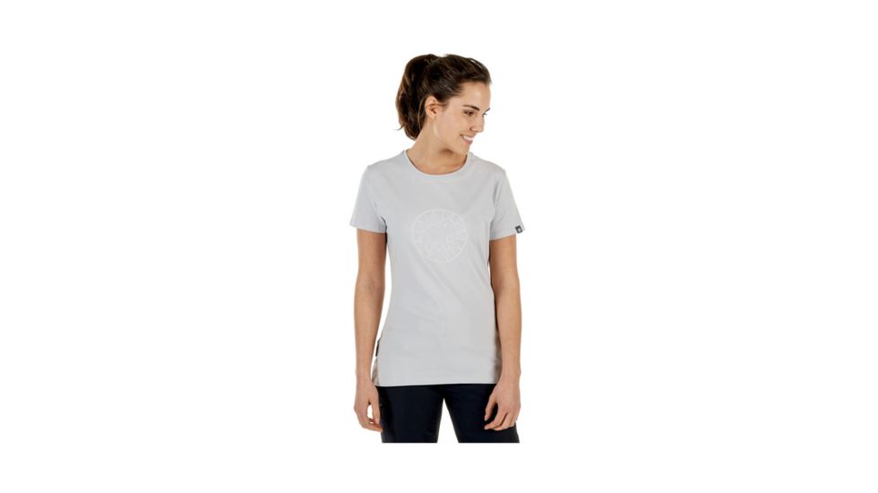 Mammut Womens Mammut Logo T-Shirt, Marble-White, Extra Small, 1041-06541-00109-112