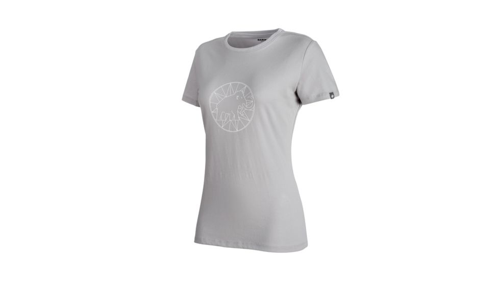 Mammut Womens Mammut Logo T-Shirt, Marble-White, Extra Small, 1041-06541-00109-112