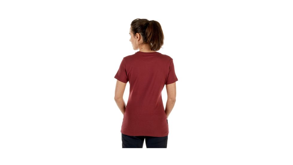 Mammut Womens Mammut Logo T-Shirt, Merlot-Rose, Extra Large, 1041-06541-6336-116