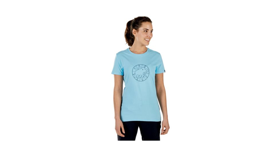Mammut Womens Mammut Logo T-Shirt, Whisper-Jay, Small, 1041-06541-50043-113