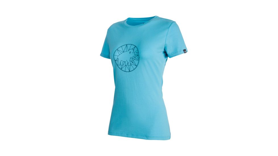 Mammut Womens Mammut Logo T-Shirt, Whisper-Jay, Small, 1041-06541-50043-113