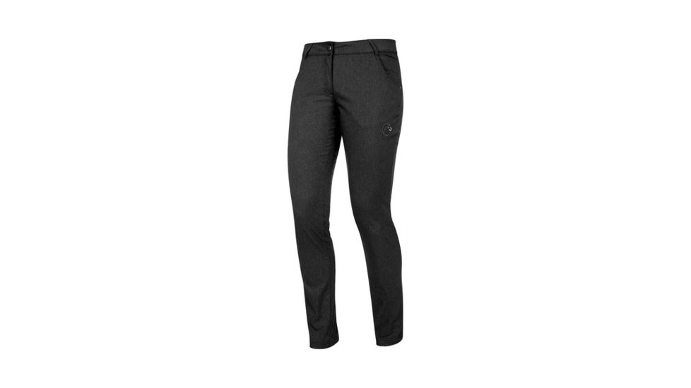 Mammut Womens Massone Pants, Black Mlange, US 12, Regular Inseam, 1022-00030-0033-42-10