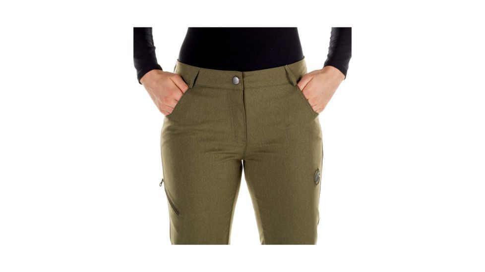 Mammut Womens Massone Pants, Iguana Melange, US 14, Regular Inseam, 1022-00030-4585-44-10