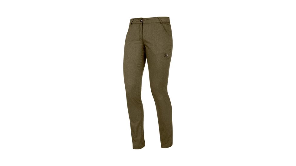 Mammut Womens Massone Pants, Iguana Melange, US 14, Regular Inseam, 1022-00030-4585-44-10