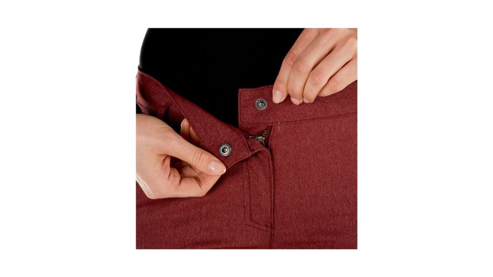 Mammut Womens Massone Pants, Merlot Melange, US 14, Regular Inseam, 1022-00030-6237-44-10