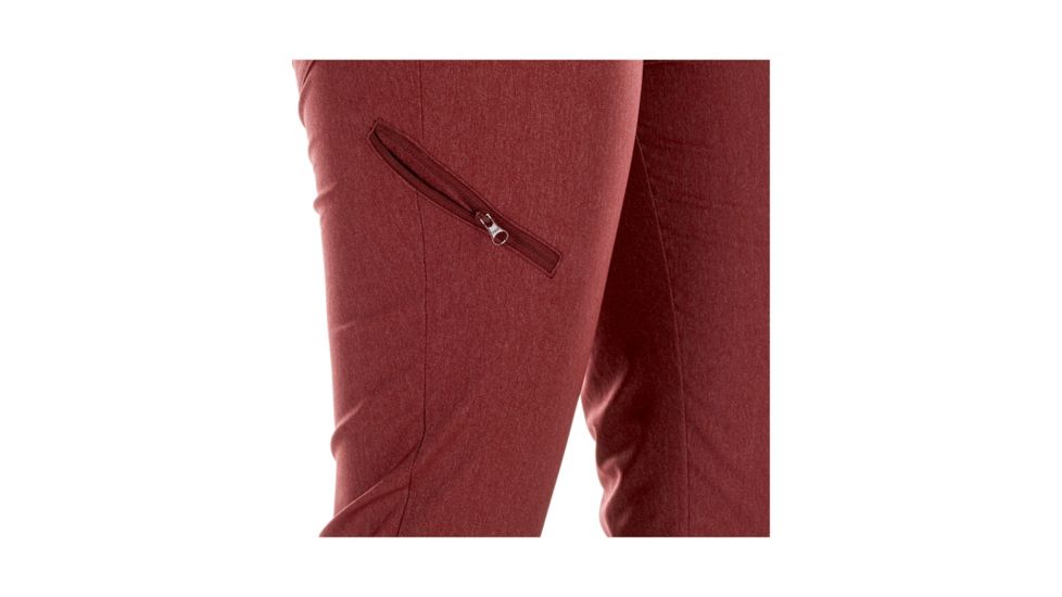Mammut Womens Massone Pants, Merlot Melange, US 14, Regular Inseam, 1022-00030-6237-44-10