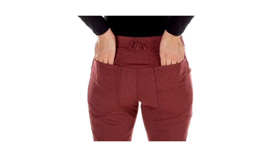 Mammut Womens Massone Pants, Merlot Melange, US 14, Regular Inseam, 1022-00030-6237-44-10