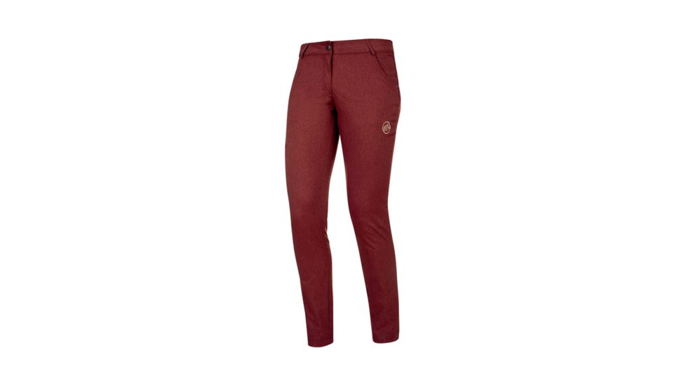 Mammut Womens Massone Pants, Merlot Melange, US 14, Regular Inseam, 1022-00030-6237-44-10