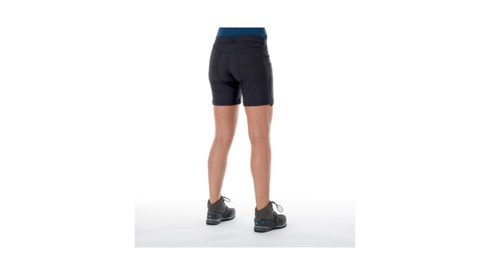 Mammut Womens Massone Shorts, Black Mlange, US 8, 1023-00030-0033-38-10