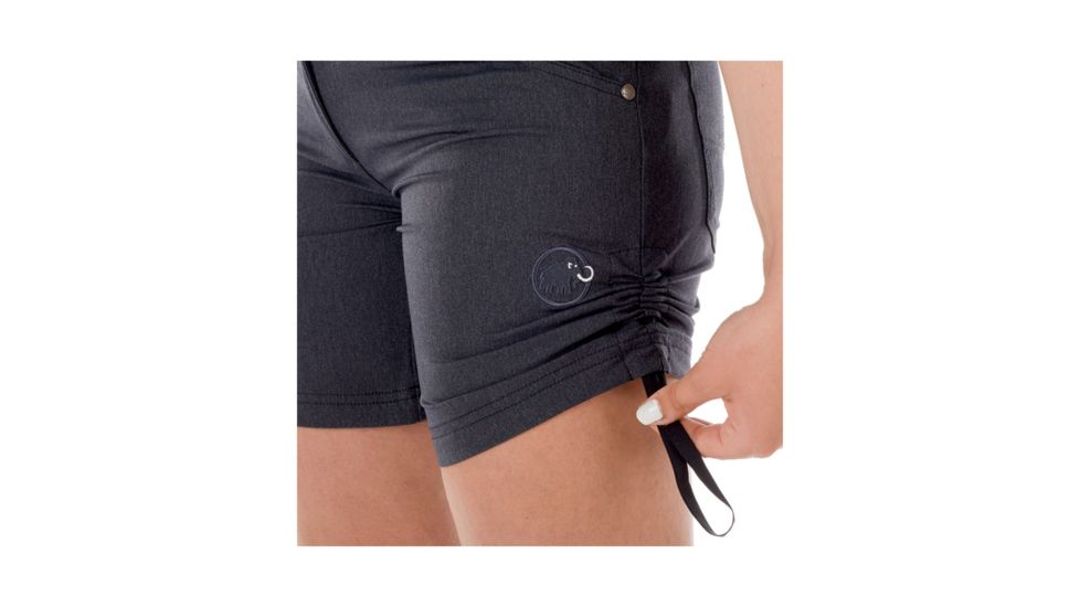 Mammut Womens Massone Shorts, Black Mlange, US 8, 1023-00030-0033-38-10