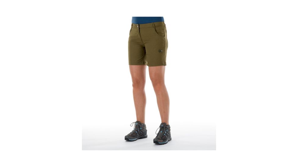 Mammut Womens Massone Shorts, Iguana Melange, US 10, 1023-00030-4585-40-10