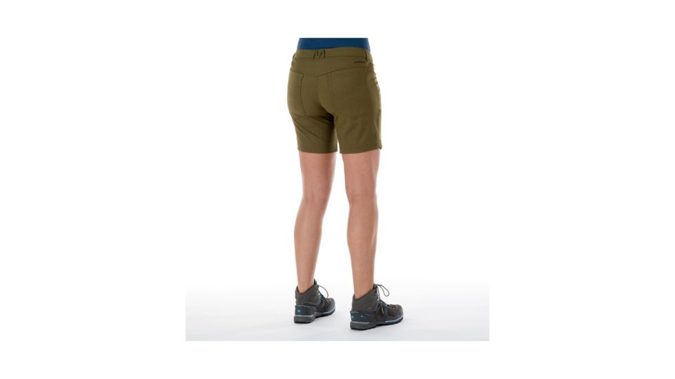 Mammut Womens Massone Shorts, Iguana Melange, US 10, 1023-00030-4585-40-10